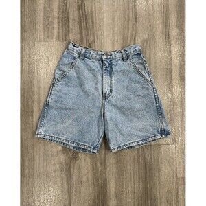 VTG 90s Bill Blass High Rise Mom Jean Shorts Women Size 6 / Waist 25 Blue Denim